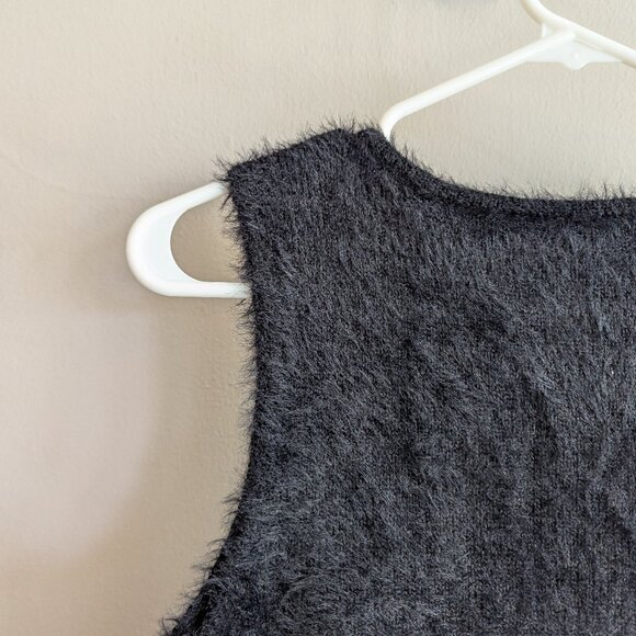 Y2K Black sleeveless top with hearts - Picture 4 of 4